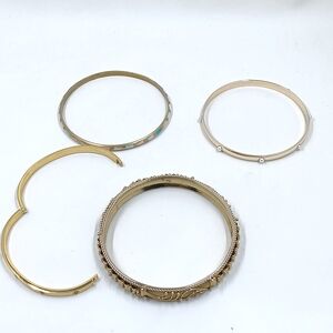Elegant Gold Bangle Set